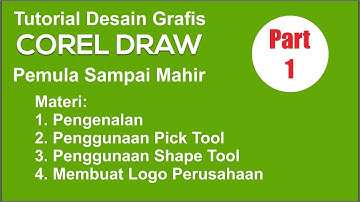 Tutorial Desain Grafis Corel Draw Pemula Sampai Mahir Part 1