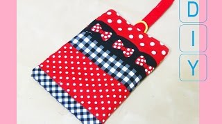 簡単！上履き入れ、シューズバッグの作り方 Japanese school shoes bag