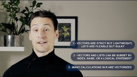 Vectors and Lists in R (STAT 545 Episode 13-A)