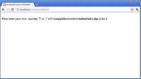 Beginner PHP Tutorial   11   Output HTML Using echo print