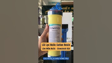 Lõi Lọc Nước Cation Resin Làm Mềm Nước Clewatech USA [Sản Phẩm Chỉ Bán Tại Lọc Nước Á Châu Vũng Tàu]