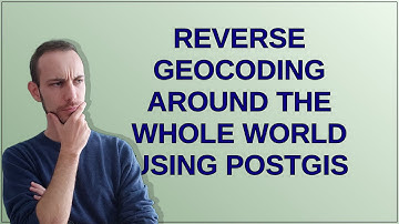 Gis: Reverse geocoding around the whole world using PostGIS