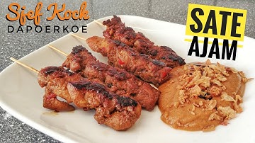 Sate Ajam Maken | Kipsate Recept | Sate Ayam Recept | Indonesische Keuken | Indonesisch Koken