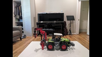 Lego Technic 42054 Claas Xerion 5000 Trac VC Speed Build and Review