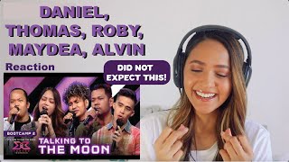 TALKING TO THE MOON | X Factor Indonesia 2021| Daniel, Thomas, Roby, Maydea & Alvin | REACTION!!