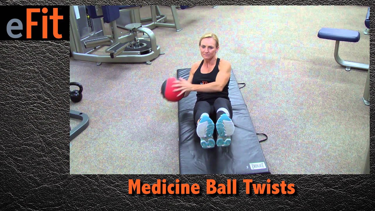 Medicine Ball Twists YouTube