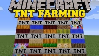 Minecraft: EXPLOSIVE TNT FARMING (BLOW UP TNT AND CREATE FARMS!) Mod Showcase