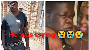 A Trending video of Skomota crying for his stolen phone after groove