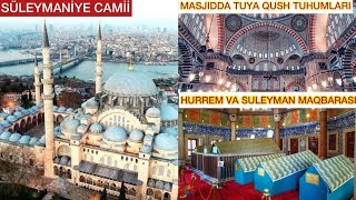 SÜLEYMANİYE CAMİİSİ HAQIDA | SULEYMAN VA HURREM MAQBARASI | MASJID ICHIDA TUYAQUSH TUHIMI