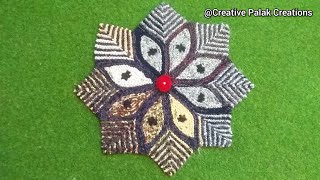 Purani saree se banaye eye ️ shaped doormate | पुरानी साड़ियों से बनाएं आंख वाला पायदान Doormate.