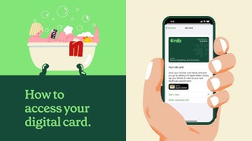 How to access your digital membership card in the nib App