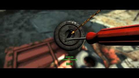 Fallout 4 MOD - Player Reactions During Lockpicking I