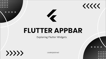 07 | Flutter AppBar Widget Explained in Hindi | Add Custom App Bar to Your App!