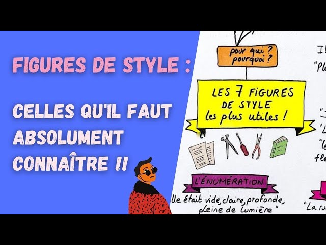 Figures de style (partie 3)  Fiche de révision brevet, Astuces pour  l'école, Bac de français