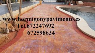Modelos Hormigon Impreso SANTOMERA,Murcia Tel.672247692