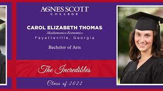 Agnes Scott College Class of 2022