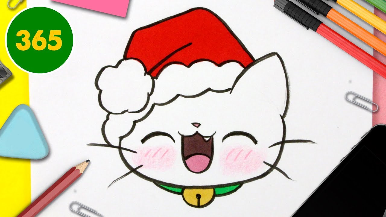 Comment Dessiner Une Bougie De Noël Kawaii Comment