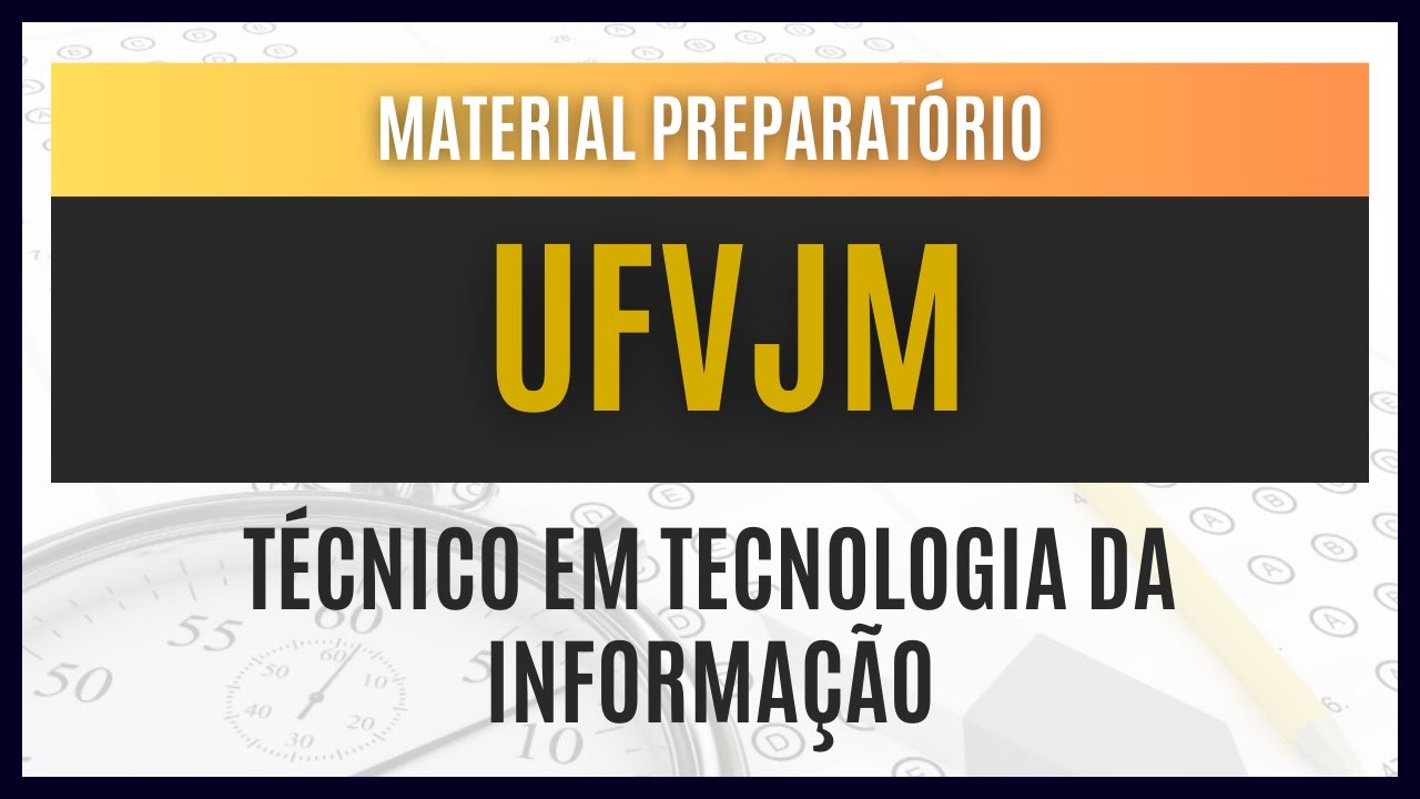 Apostila UFVJM 2023 - Técnico em Tecnologia da Informação