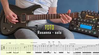 Toto - Rosanna - Guitar solo cover #12