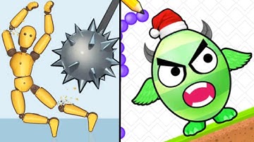 🔴 Draw to smash ( save the dog & bees ) 🆚 ragdoll break kick the body gameplay part 6