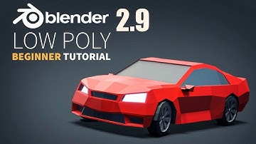 How To Make Low Poly Car In BLENDER 2.9 || FOR BEGINNERS