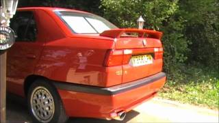 ALFA ROMEO 155 V6 SPORT VERSION 1 EXHAUST SOUND.wmv