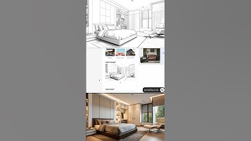 From Sketch to Video - A Bedroom Brought to Life with ArchiVinci AI✨ #archivinci #renderanimation