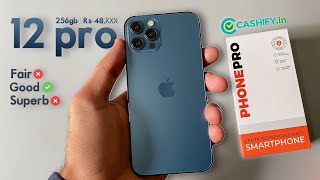 Refurbished iphone  12 Pro cashify phone pro unboxing🔥purchase Experience | 100% Battery health 🤔