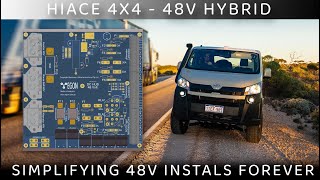48V DC-Hub Hybrid Design Reveal. And an all new HiAce 4x4 bull bar. ππ₯ @4xoverland