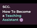 How to become a teaching assistant  spencer clarke group