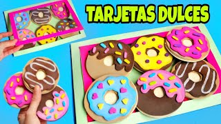 Haz y regala DONUTS CON MENSAJES a tus amigas | TARJETAS