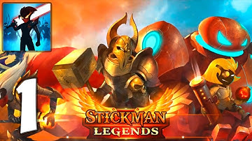 Stickman Legends: Shadow Of War - Mobile Gameplay Walkthrough Part 1 (iOS, Android)
