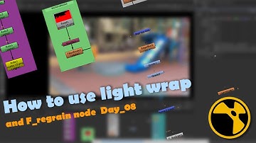 Nuke Tutorials: How to use light wrap and F_regrain node in foundry nuke [Hindi]