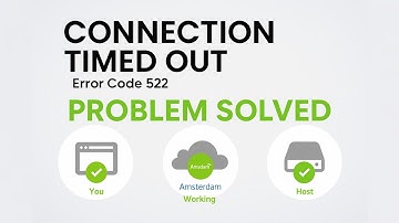 Fix : Connection Timed Out Error Code 522