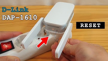 D-Link DAP-1610 Wi-Fi extender dual band • Factory reset