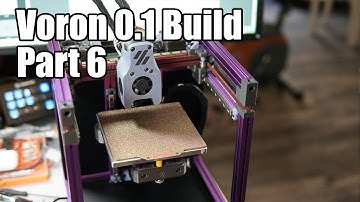 LDO Voron 0.1 3d Printer Build Part 6: Klipper Config, Panels, Skirts, Top Hat