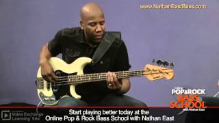 Video thumbnail of "Nathan East Bass Lesson -  Playing Reggae"