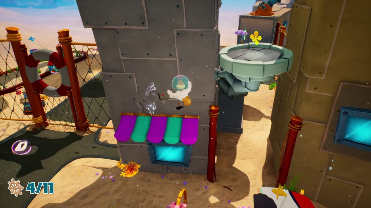 Sandy and Steering Wheels 6 SpongeBob SquarePants Battle For Bikini