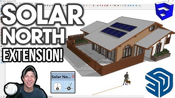 Set Shadow Direction with the SOLAR NORTH Extension!