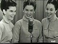 The mcguire sisters win godfreys talent scouts dec 1 1952