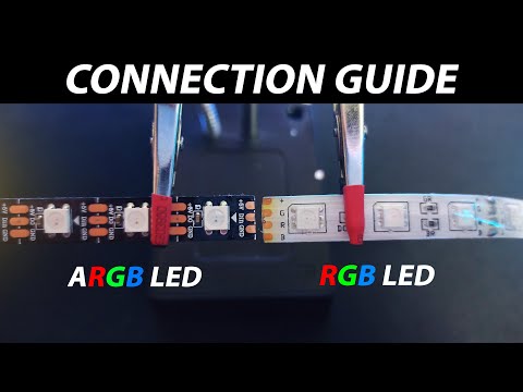 Connection Guide on RGB and Addressable RGB LED