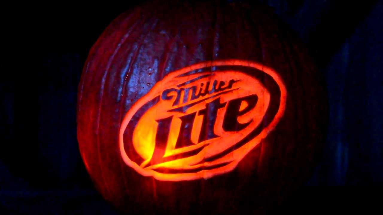 Miller Lite Pumpkin YouTube Miller Lite Pumpkin YouTube