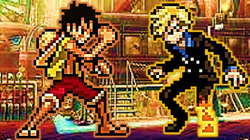 SANJI KID VS LUFFY KID | GAME JUMP FORCE MUGEN V7 PC | Full 578 Characters