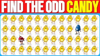 Find The Odd One Out - The Candy Edition | Candy Quiz 🍬🍬🍬| 33 Easy, Medium, Hard Levels