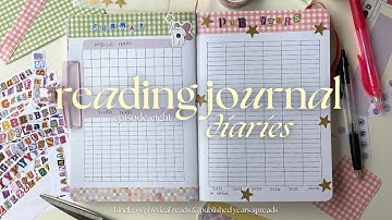 more ways to keep track of my reading stats in my 2026 book journal 🏹 book formats + published years