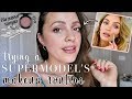 TRYING A SUPERMODEL'S *genius* MAKEUP TIPS // Victoria's Secret Angel