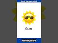 S Letter Words | Objects that starts with S #sforsun #kidslearning