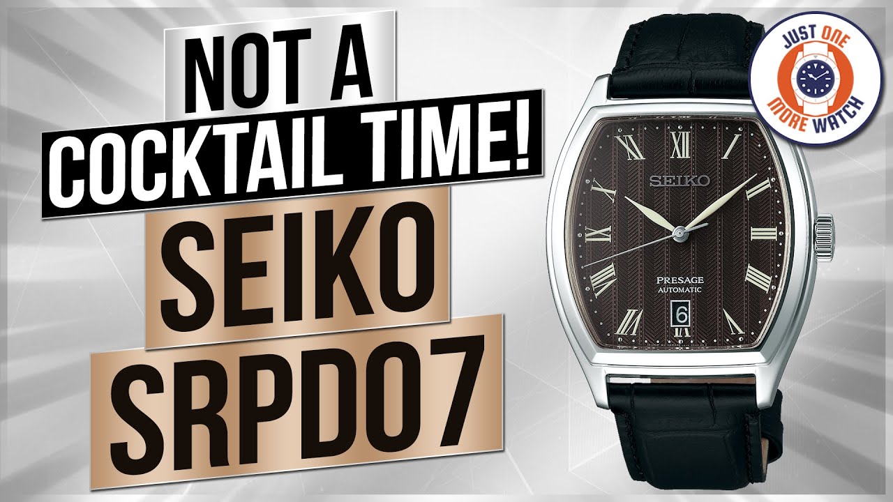 NOT A Cocktail Time! Seiko Presage SRPD07 - YouTube