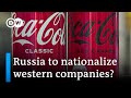 Russia threatens to seize Western assets | DW News