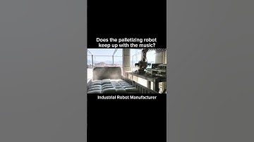 Does the palletizing robot keep up with the music? #automobile #robot#automation